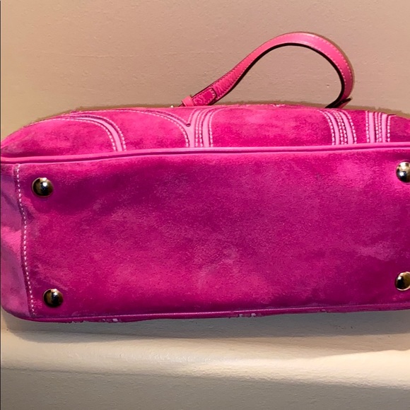Coach suede tote - Picture 3 of 4